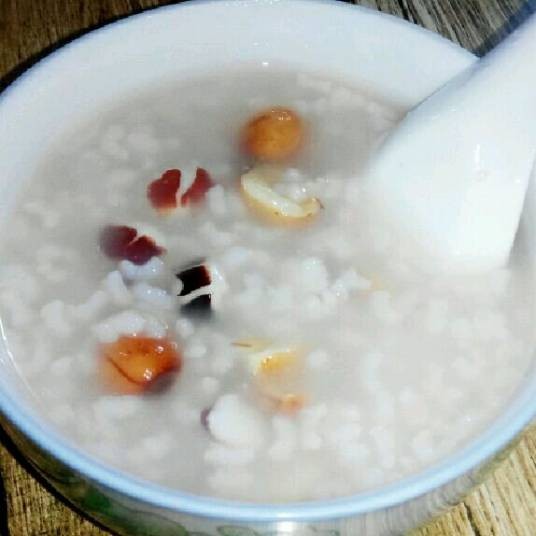 龙眼肉丝粥
