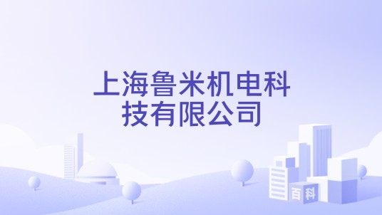 上海鲁米机电科技有限公司