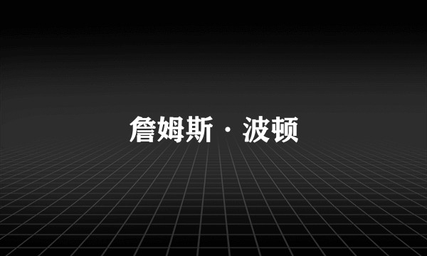 詹姆斯·波顿