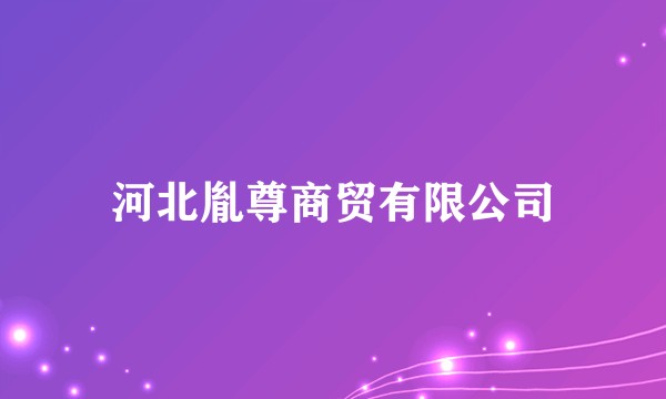 河北胤尊商贸有限公司