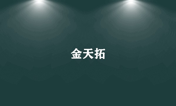 金天拓