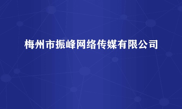 梅州市振峰网络传媒有限公司