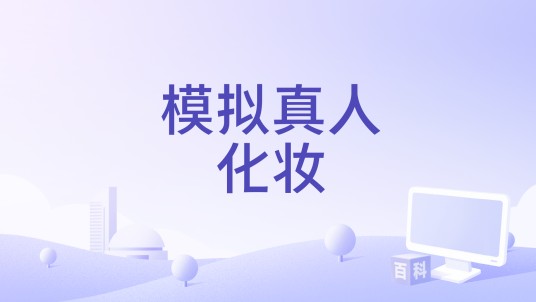 模拟真人化妆
