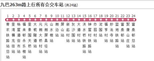 香港公交九巴263m路