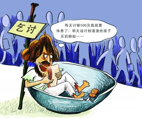 地铁乞丐