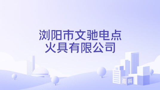 浏阳市文驰电点火具有限公司