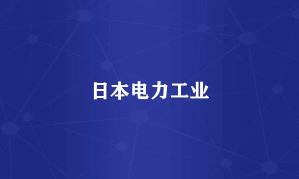 日本电力工业