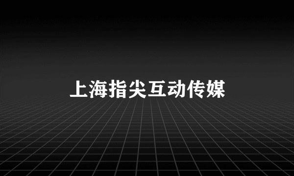 上海指尖互动传媒
