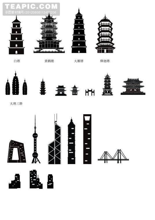 中国剪影