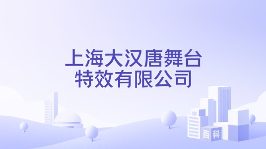 上海大汉唐舞台特效有限公司