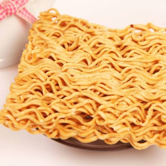 干吃面