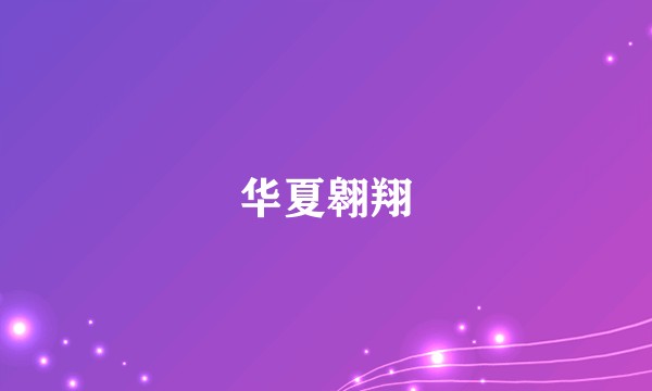 华夏翱翔
