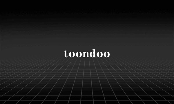 toondoo