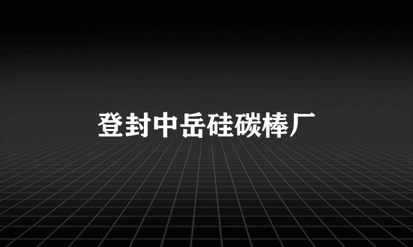 登封中岳硅碳棒厂