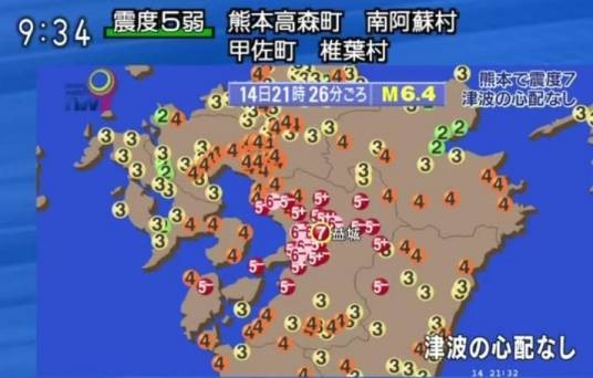 日本气象厅震度阶级