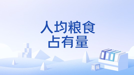 人均粮食占有量