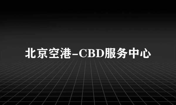 北京空港-CBD服务中心