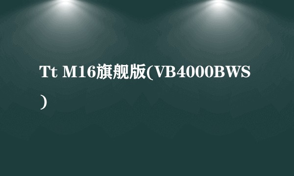 Tt M16旗舰版(VB4000BWS)