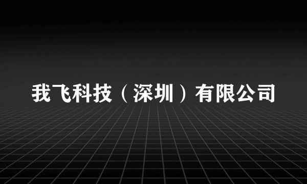 我飞科技（深圳）有限公司