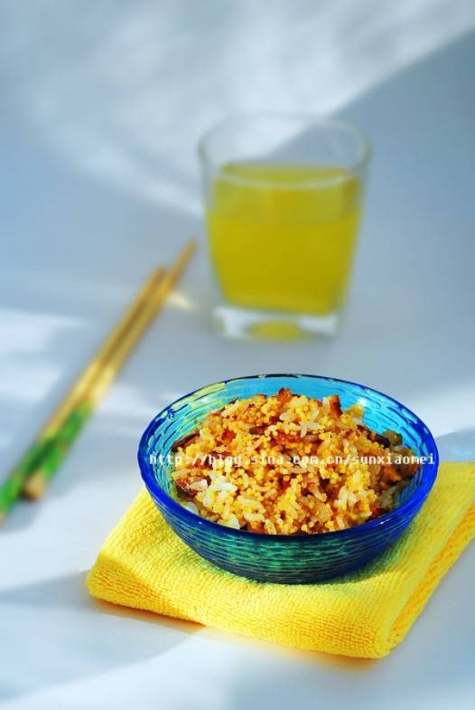 腊肠焖米饭