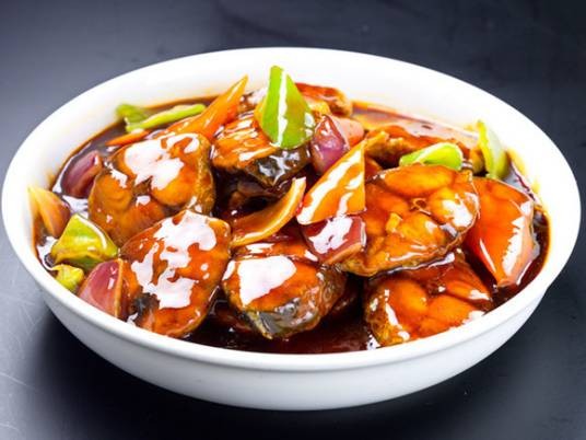 鲅鱼烩饼子