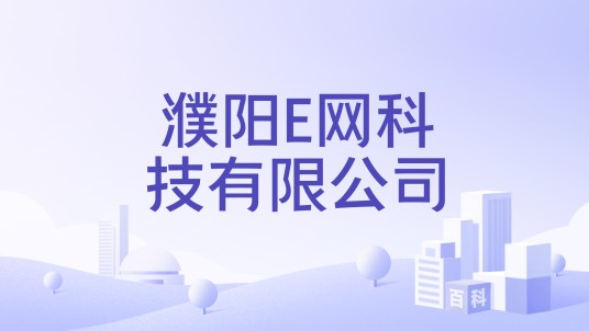 濮阳E网科技有限公司