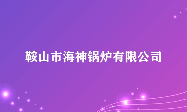 鞍山市海神锅炉有限公司