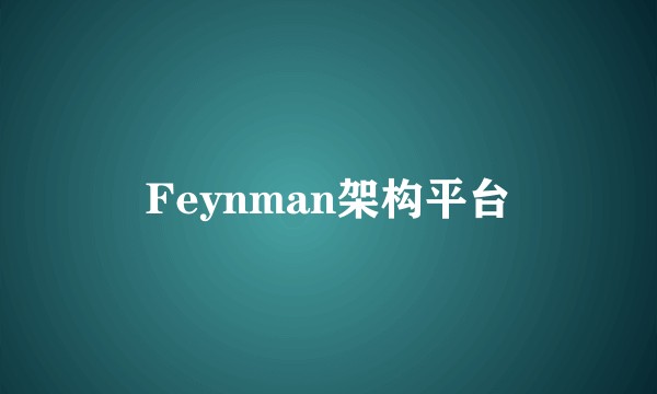 Feynman架构平台