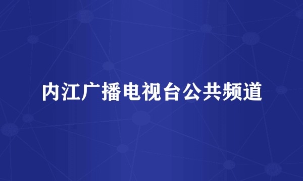 内江广播电视台公共频道