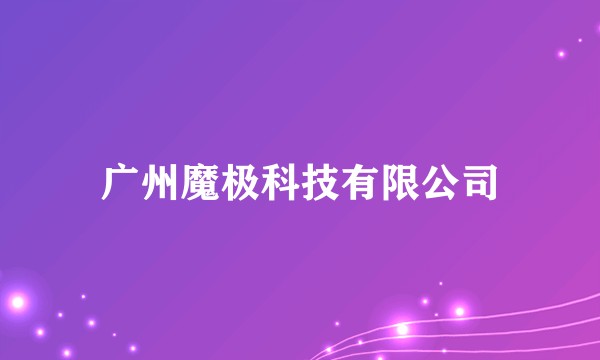 广州魔极科技有限公司