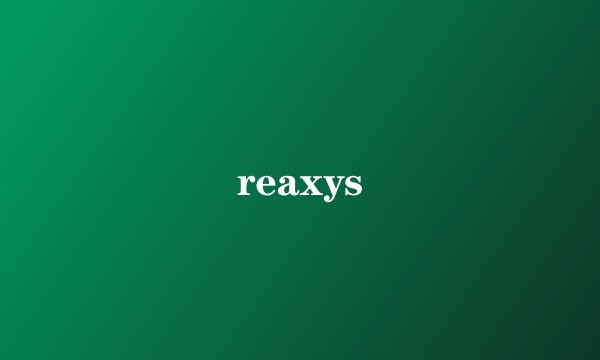 reaxys