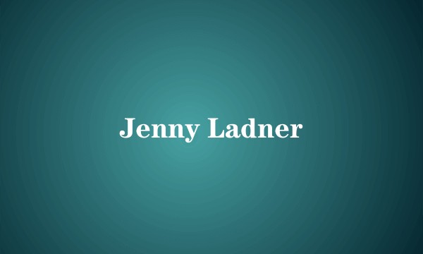 Jenny Ladner