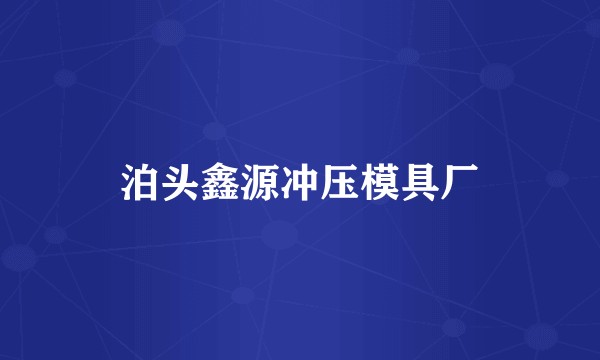 泊头鑫源冲压模具厂
