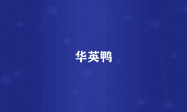 华英鸭