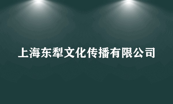 上海东犁文化传播有限公司