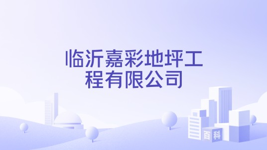 临沂嘉彩地坪工程有限公司