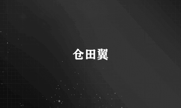 仓田翼