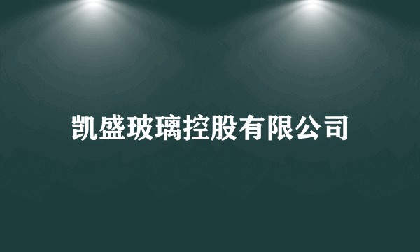 凯盛玻璃控股有限公司