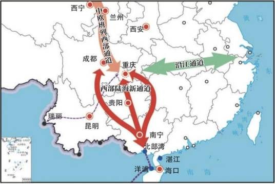 西部陆海新通道（中国西部的一个国家级综合物流通道网络）