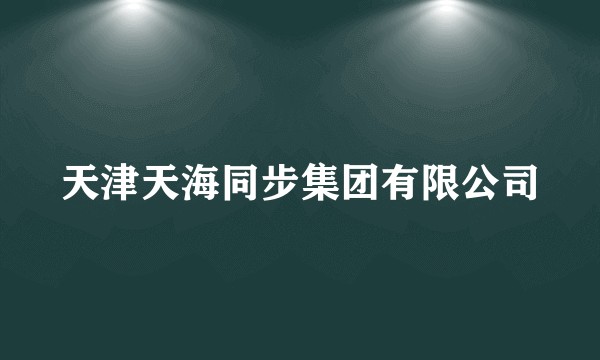 天津天海同步集团有限公司
