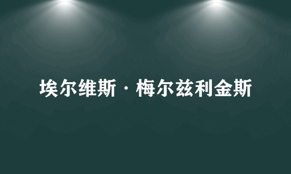 埃尔维斯·梅尔兹利金斯
