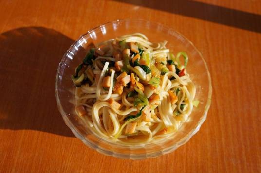 炒挂面