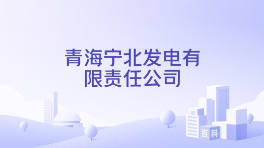 青海宁北发电有限责任公司