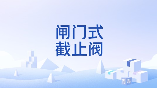 闸门式截止阀