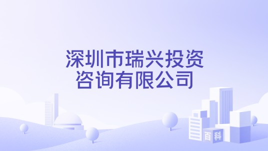 深圳市瑞兴投资咨询有限公司