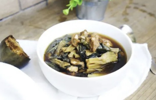 罗汉果瘦肉菜干汤