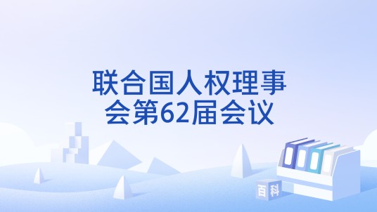 联合国人权理事会第62届会议