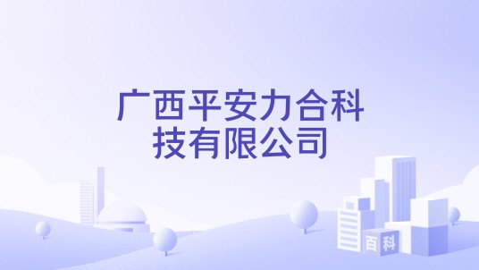 广西平安力合科技有限公司