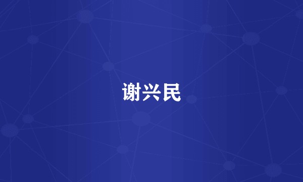 谢兴民