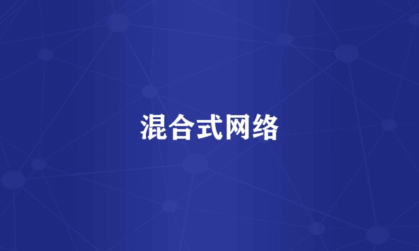 混合式网络